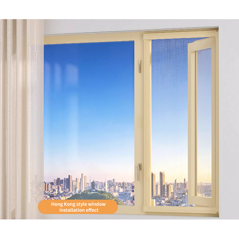 Invisible Screen Window Retractable Left And Right Push-Pull Rewind Side Pull Detachable Bathroom Self-Installed Screen Door Customization